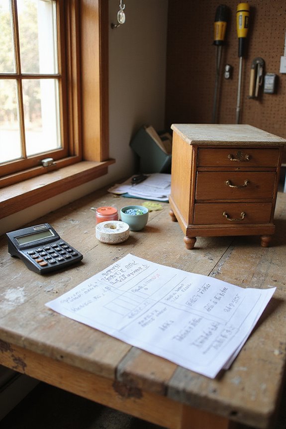 budgeting for furniture flipping