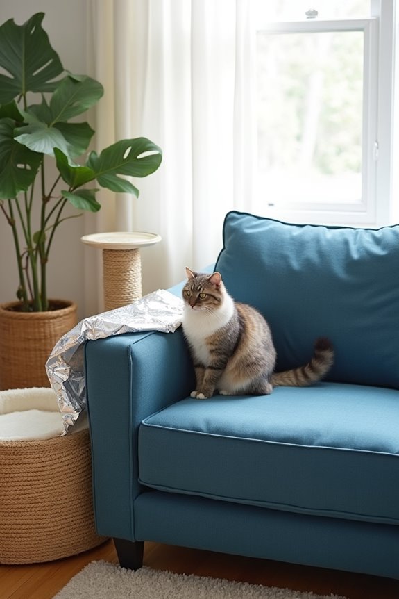 cat friendly materials and textures