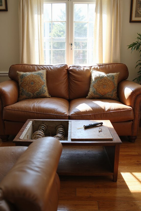 causes of furniture sagging