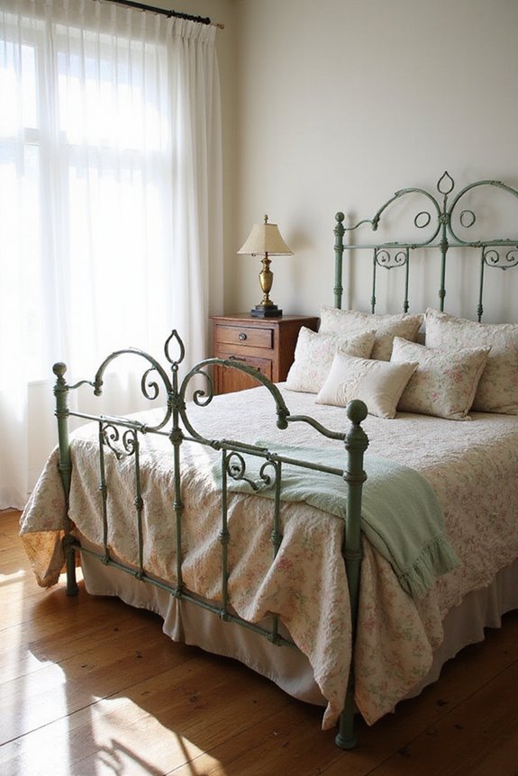 choosing a vintage metal bed