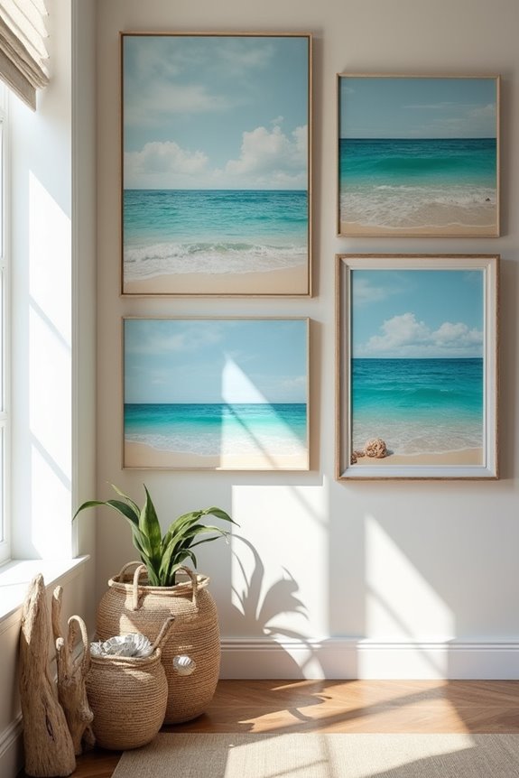 choosing coastal canvas art