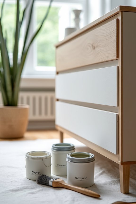 choosing paint for furniture