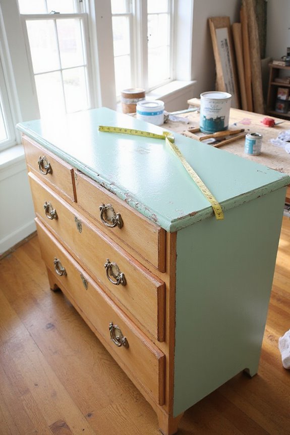 cleaning repairing sanding finishing