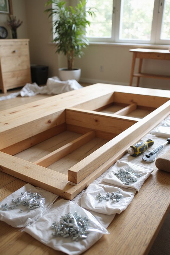 disassemble furniture safely together