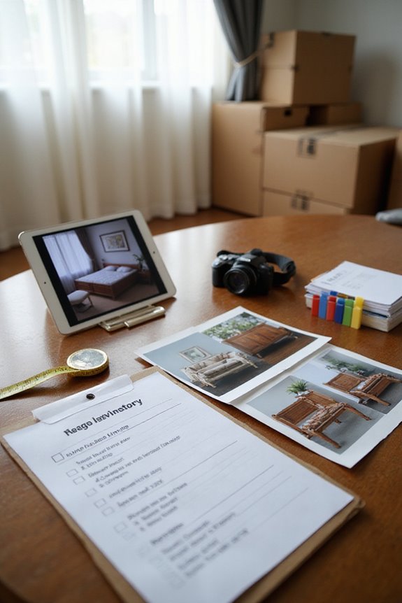document furniture with visuals