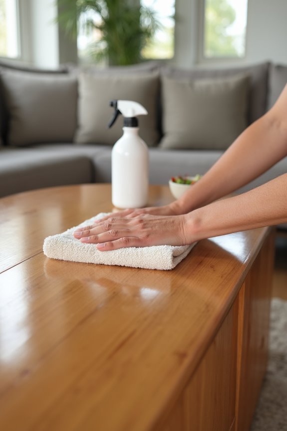 drying and finishing furniture