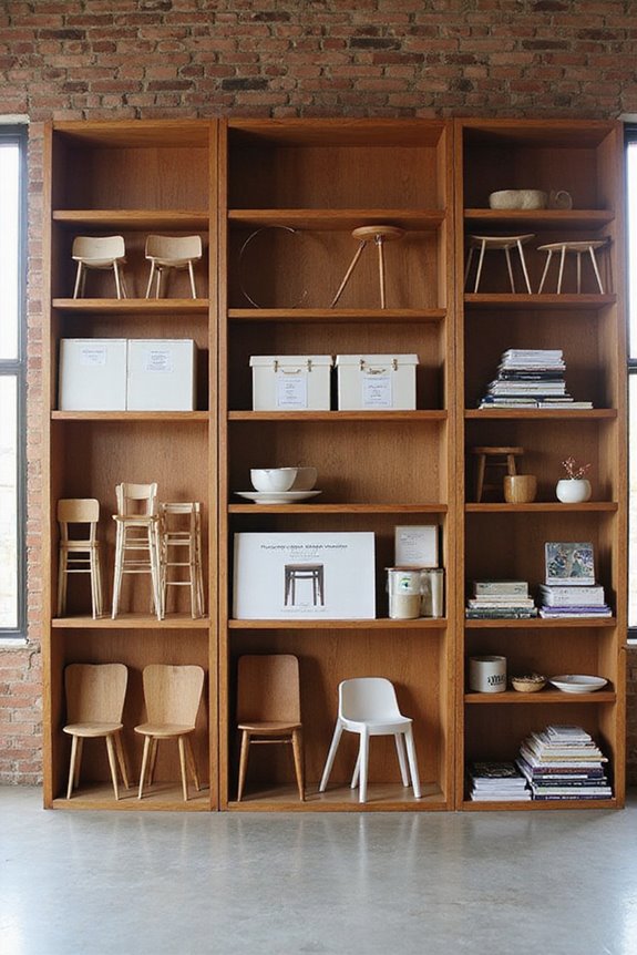 effective chair shelving solutions