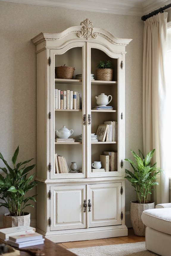 french country bookcase inspiration