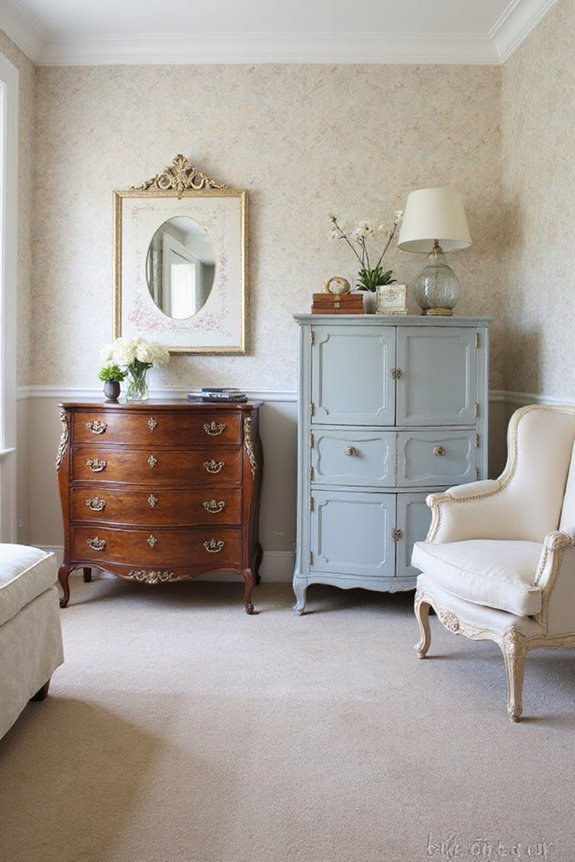 french provincial dressers selection