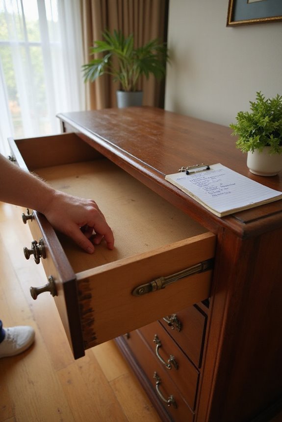 furniture donation condition checklist
