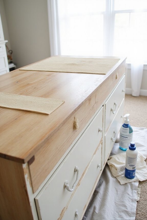furniture painting preparation steps