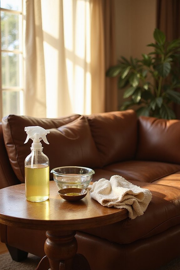 homemade leather cleaning solutions