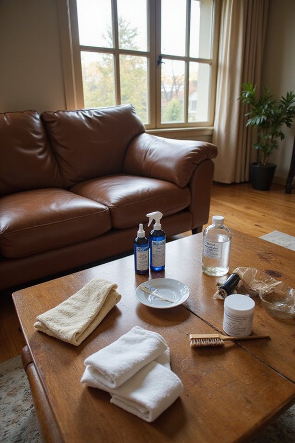 leather cleaning and preparation