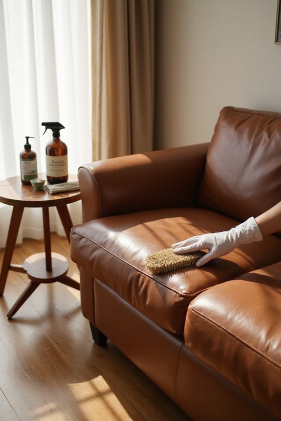 leather furniture care tips