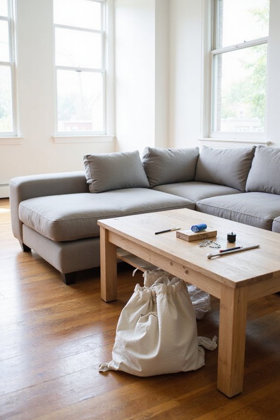 maximize space through disassembly