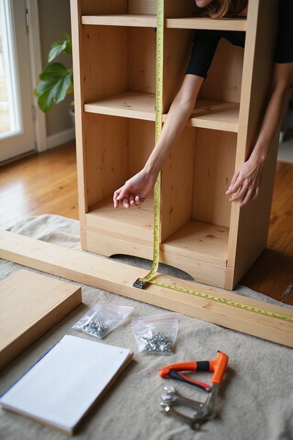 measuring furniture and spaces
