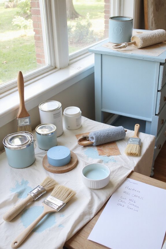 paint types and tools
