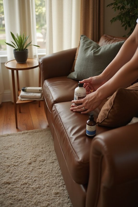 routine leather care tips