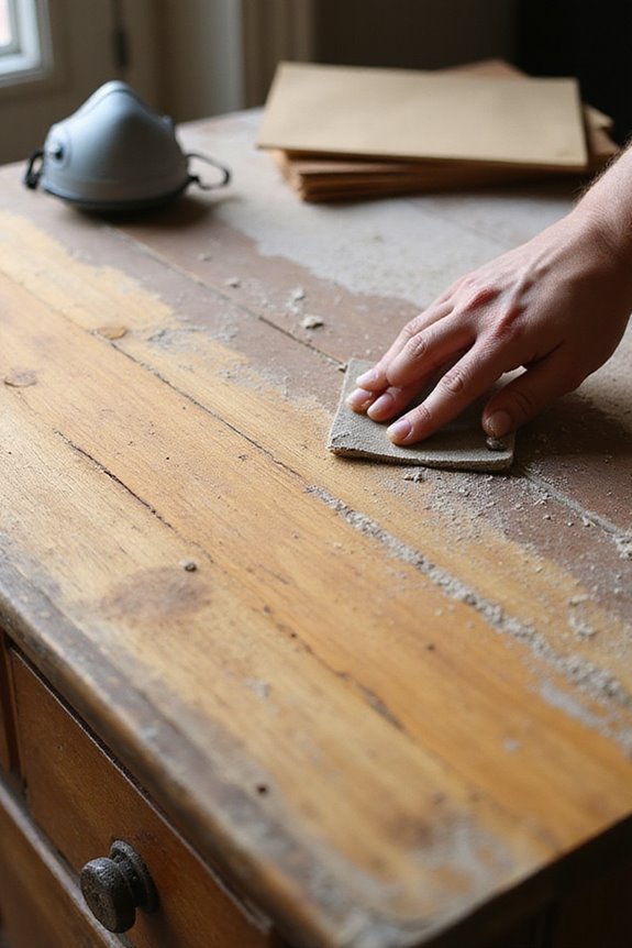 sanding wood for finishing