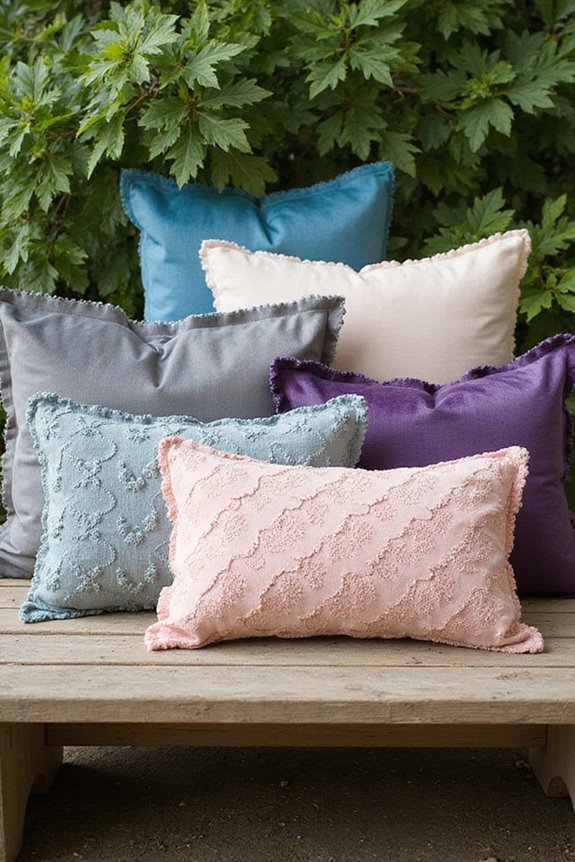 scalloped lumbar pillows review