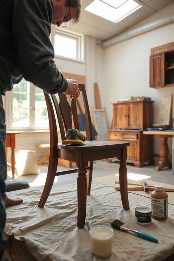 secure wood furniture properly