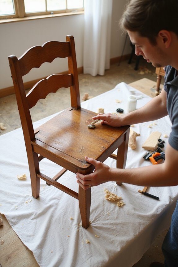 secure your wood furniture