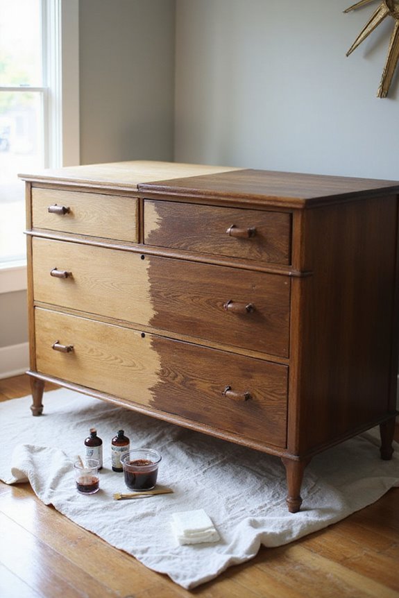 stain or paint application techniques