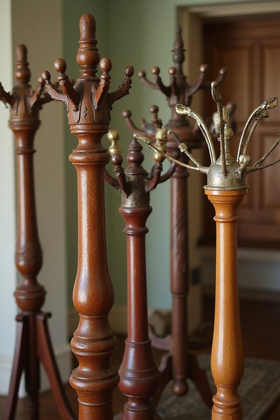 vintage coat rack selection