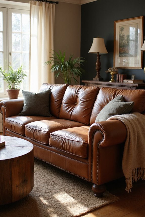 vintage leather sofa essentials
